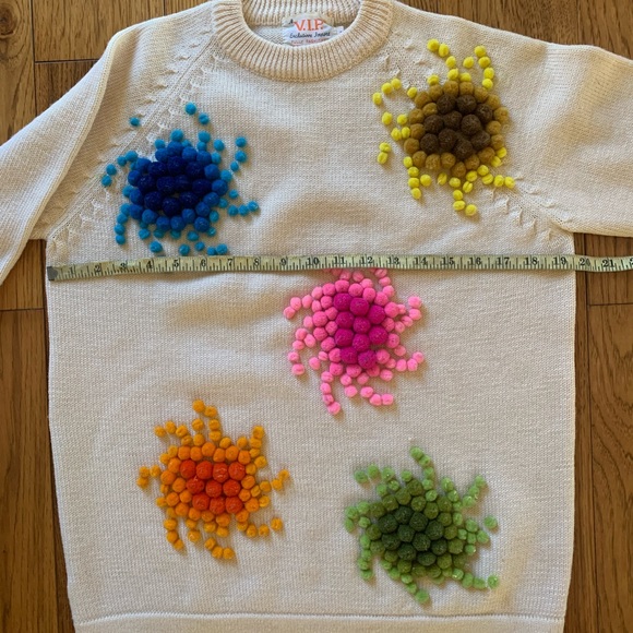 V.I.P. Vintage wool mockneck sweater small - Picture 14 of 15